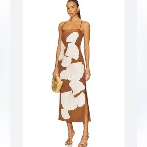 NWT Veronica Beard Petra Dress in Whisky Multi 🤍🤎🤍🤎